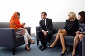  Emmanuel Macron, Brigitte Macron 