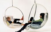 cadeira, bubble chair, design, decoração