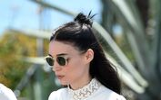 Tendência penteados: half bun