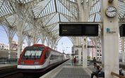 Estação de comboios da Gare do Oriente, em Lisboa