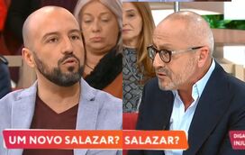 Goucha "recupera" Salazar e é violentamente atacado: "Esse senhor não está bem das ideias"