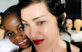 O novo visual moreno de Madonna