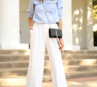 Truque de estilo! Como dar nova vida às camisas azuis, simples e sem muita graça