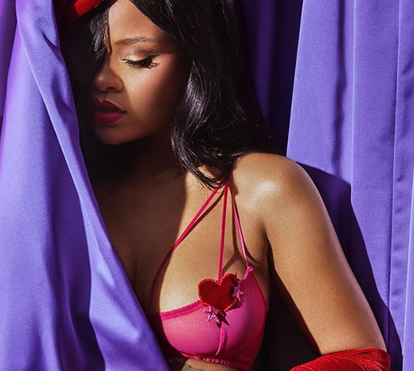 Rihanna lança linha de lingerie para o Dia dos Namorados