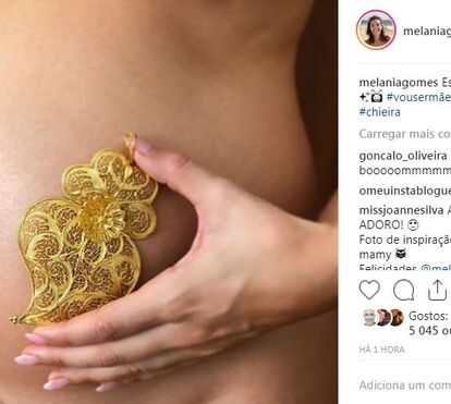 Melânia Gomes à espera do primeiro filho