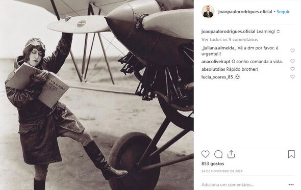 João Paulo Rodrigues anuncia a sua nova paixão