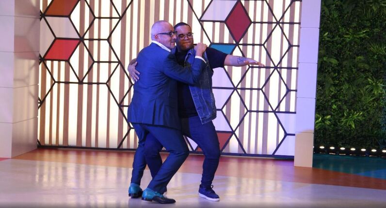 Goucha e Badoxa fazem uma tarraxinha