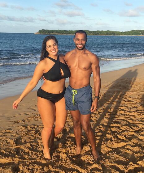 Ashley Graham e o marido, Justin Ervin
