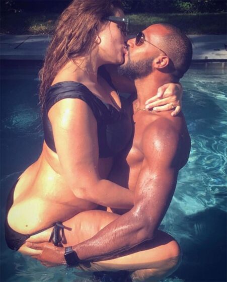 Ashley Graham e o marido, Justin Ervin