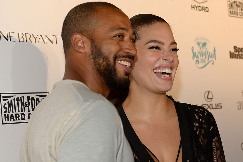 Ashley Graham e o marido, Justin Ervin