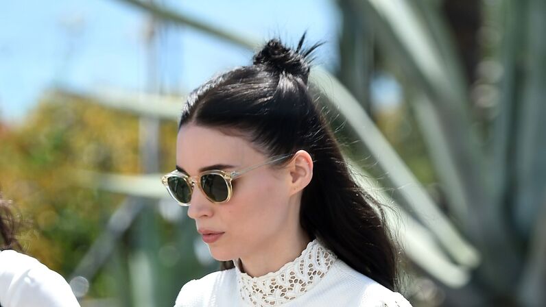 Tendência penteados: half bun