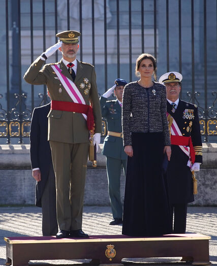 Felipe derretido com Letizia no primeiro ato oficial de 2019