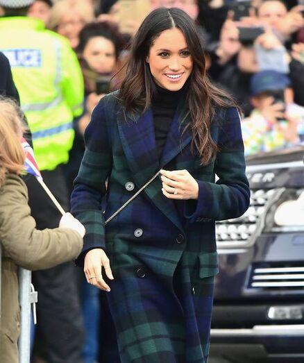 Diana, Kate e Meghan fãs do padrão escocês