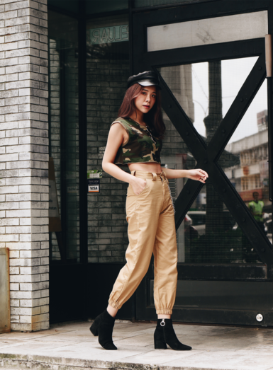 Street style cargo pants