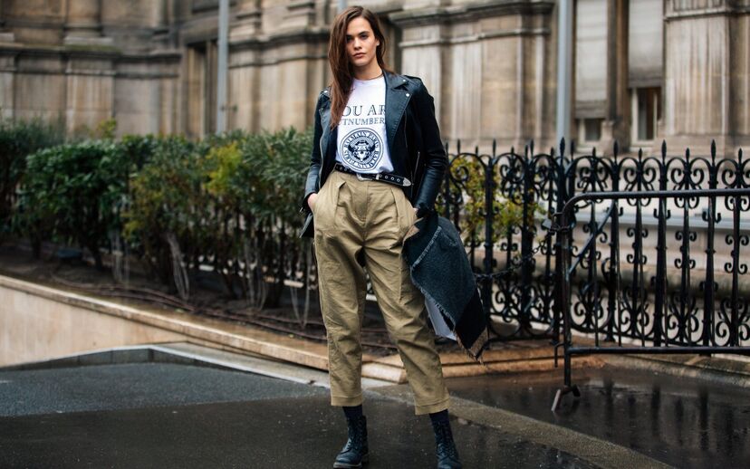 Street style cargo pants