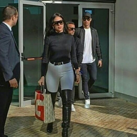 Georgina Rodríguez, botas