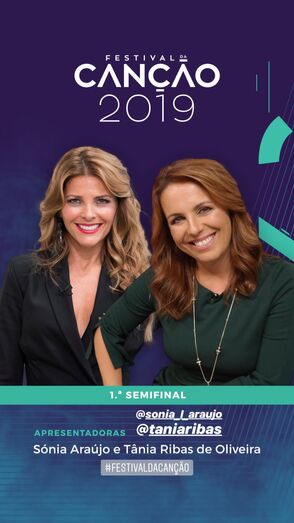 apresentadores festival da canção