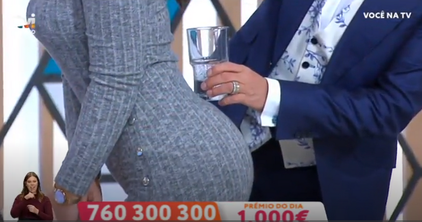 voce na tv, rabo, joana araujo