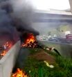 Helicóptero bate contra camião em estrada de São Paulo e faz dois mortos	