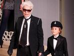 Karl Lagerfeld e Hudson Kroenig