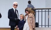 Karl Lagerfeld e Hudson Kroenig