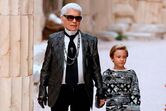 Karl Lagerfeld e Hudson Kroenig