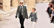 Karl Lagerfeld e Hudson Kroenig