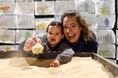 Famosos no museu