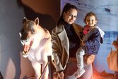 Famosos no museu