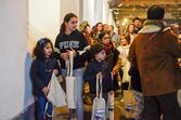 Famosos no museu