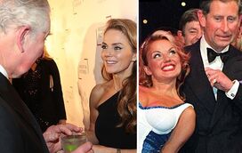 Príncipe Carlos fotografado com Geri das Spice Girls... 22 anos depois do encontro bizarro entre os dois