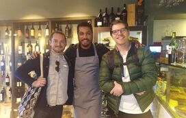 As imagens dos atores Nicolas Cage e Elijah Wood em Sintra