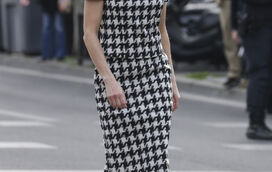 Da realeza a Hollywood, celebridades rendidas ao 'pied-de-poule'