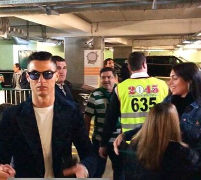 Cristiano Ronaldo em Alvalade com blazer Gucci de 2338 euros