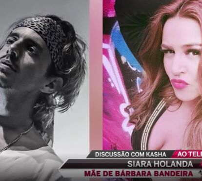 Mãe de Bárbara Bandeira revoltada com romance da filha com Kasha