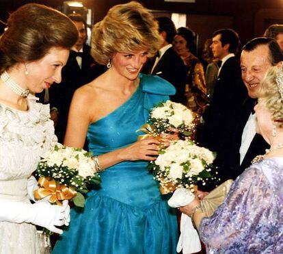 Relação delicada. Diana e a princesa Ana evitavam-se a todo custo
