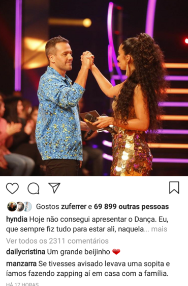 Concorrentes de Rita Pereira deixam mensagem de apoio à atriz