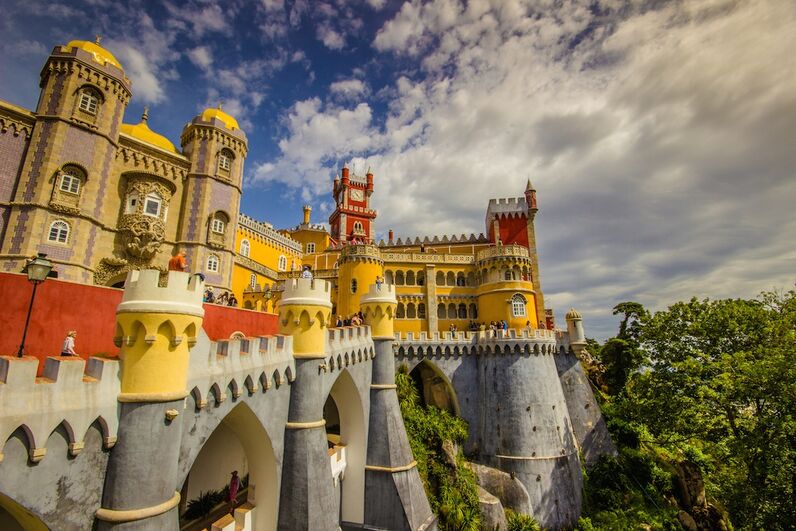 sintra, vila, palácio da pena, monumentos