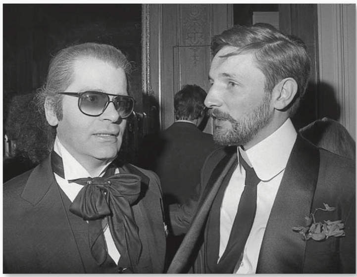 Karl Lagerfeld e Jacques de Bascher