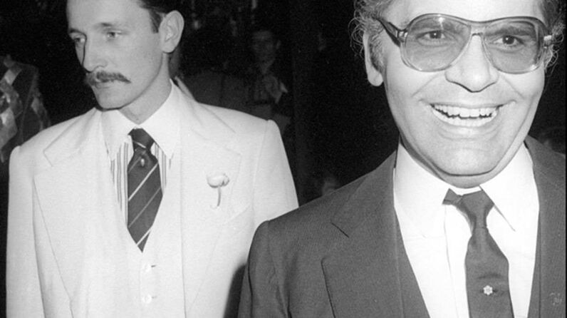 Karl Lagerfeld e Jacques de Bascher