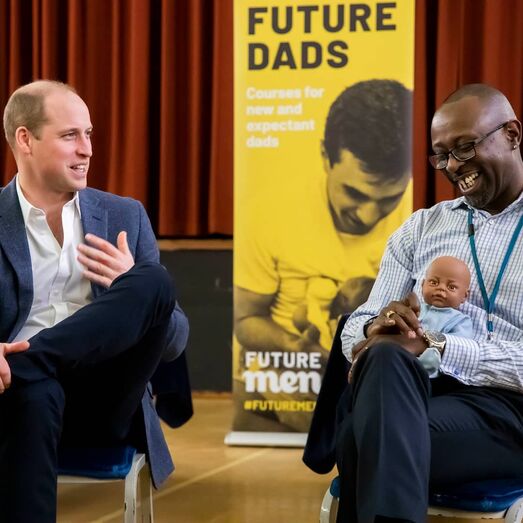 Príncipe William em aulas para novos pais
