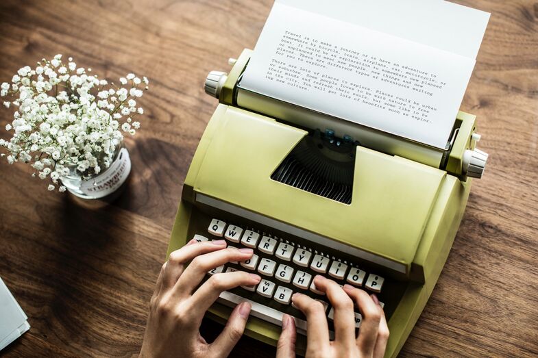 máquina de escrever, escrita, escritor, escritora