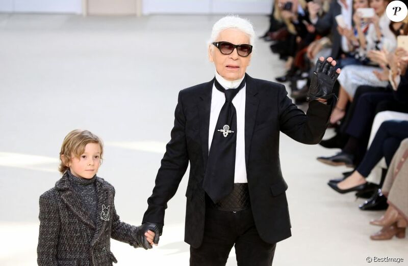 Karl Lagerfeld e Hudson Kroenig