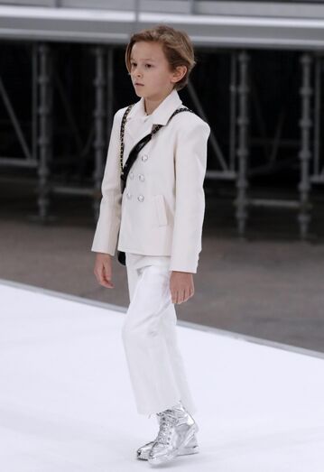 Karl Lagerfeld e Hudson Kroenig