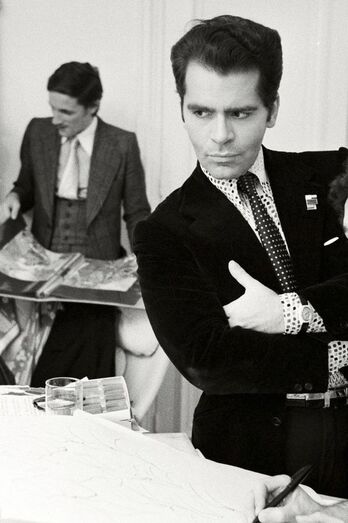 Karl Lagerfeld e Jacques de Bascher