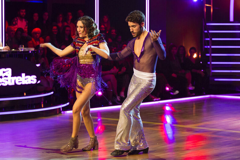 José Condessa e Kelly Bailey em Dança com as Estrelas