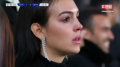 Georgina emociona-se com hat trick de Ronaldo