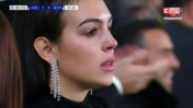 Georgina emociona-se com hat trick de Ronaldo