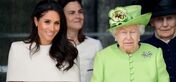 Isabel II e Meghan Markle