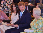Isabel II e Meghan Markle
